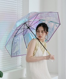 ［ビニール傘］パイピング　shiny plastic umbrella　シャイニーアンブレラ