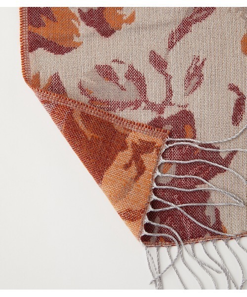 AZUL by moussy(アズールバイマウジー)の「FLOWER STOLE/フラワーストール(ストール/ショール・レディース・ベージュ系その他/グレー系その他・FREE)」の6枚目の写真