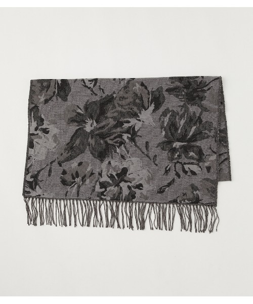AZUL by moussy(アズールバイマウジー)の「FLOWER STOLE/フラワーストール(ストール/ショール・レディース・ベージュ系その他/グレー系その他・FREE)」の8枚目の写真