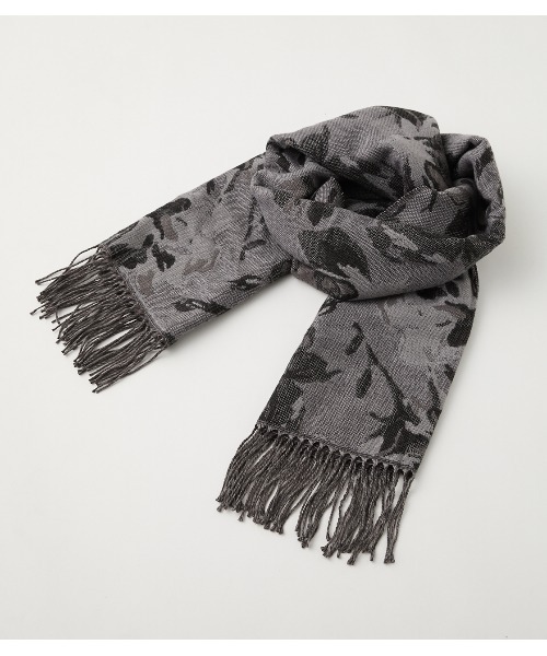 AZUL by moussy(アズールバイマウジー)の「FLOWER STOLE/フラワーストール(ストール/ショール・レディース・ベージュ系その他/グレー系その他・FREE)」の9枚目の写真