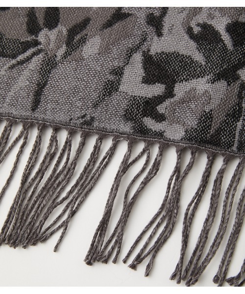 AZUL by moussy(アズールバイマウジー)の「FLOWER STOLE/フラワーストール(ストール/ショール・レディース・ベージュ系その他/グレー系その他・FREE)」の10枚目の写真