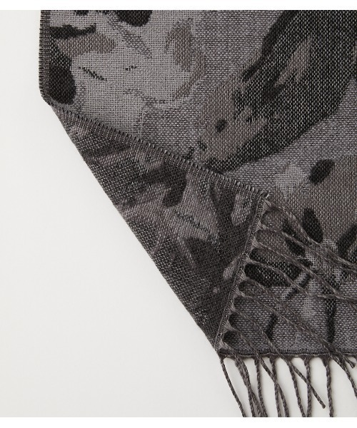 AZUL by moussy(アズールバイマウジー)の「FLOWER STOLE/フラワーストール(ストール/ショール・レディース・ベージュ系その他/グレー系その他・FREE)」の11枚目の写真