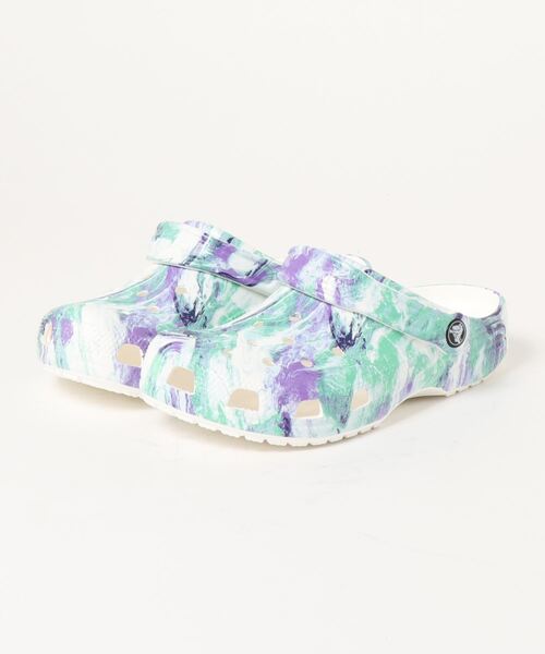 crocs(クロックス)の「クロックス crocs クラシック アウト オブ ディス ワールド2 クロッグ Classic Out of this World2.0 Clog(サンダル・レディース・ホワイト/ホワイト系その他/ブラック/マルチ/その他1/ブラック系その他・22cm/26cm/23cm/25cm/24cm/27cm/28cm/29cm)」の3枚目の写真