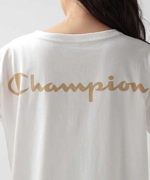 Champion(チャンピオン)の「【Champion(チャンピオン)】バックロゴワンピース(ワンピース・レディース・オフホワイト/ブラック/カーキ・FREE)」の20枚目の写真