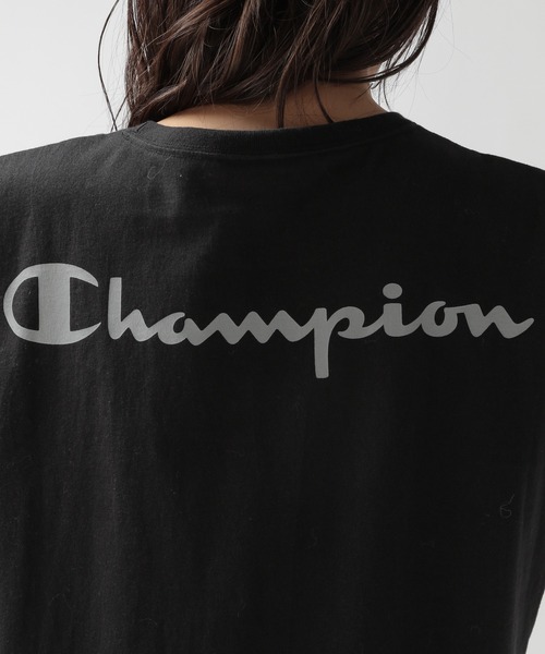 Champion(チャンピオン)の「【Champion(チャンピオン)】バックロゴワンピース(ワンピース・レディース・オフホワイト/ブラック/カーキ・FREE)」の21枚目の写真