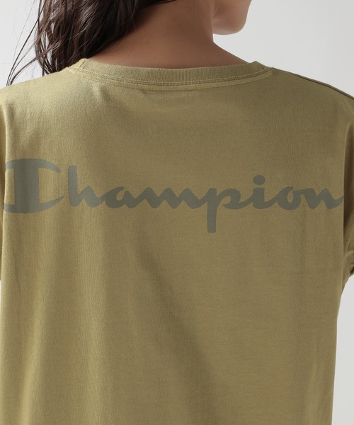 Champion(チャンピオン)の「【Champion(チャンピオン)】バックロゴワンピース(ワンピース・レディース・オフホワイト/ブラック/カーキ・FREE)」の22枚目の写真