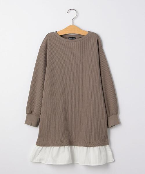 セール キッズ 吸水速乾 ドライワッフルスソフリルワンピース ワンピース Green Label Relaxing グリーンレーベルリラクシング のファッション通販 Zozotown