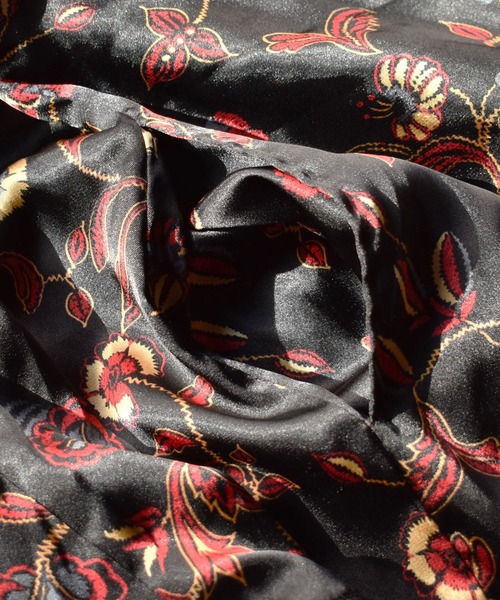 Vintage デザイン ベルベット ブルゾン ベロア 古着 レディース 古着 90s FOXRUN 壁画 ネイティブ 総柄 3ポケット