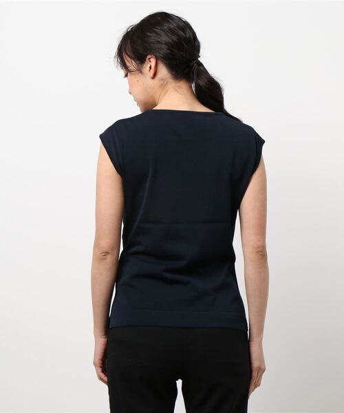 HANAE MORI(ハナエモリ)の「【HANAE MORI】ニット(ニット/セーター・レディース・ホワイト/ベージュ/ネイビー/レッド・40/38)」の6枚目の写真