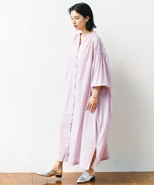 avecmoi（アヴェクモワ）の「【佐藤かなさんプロデュース】 アヴェクモワ　ボリュームスリーブワンピース〈ラベンダー〉（ワンピース・レディース・ラベンダー・1/2）」の11枚目の写真