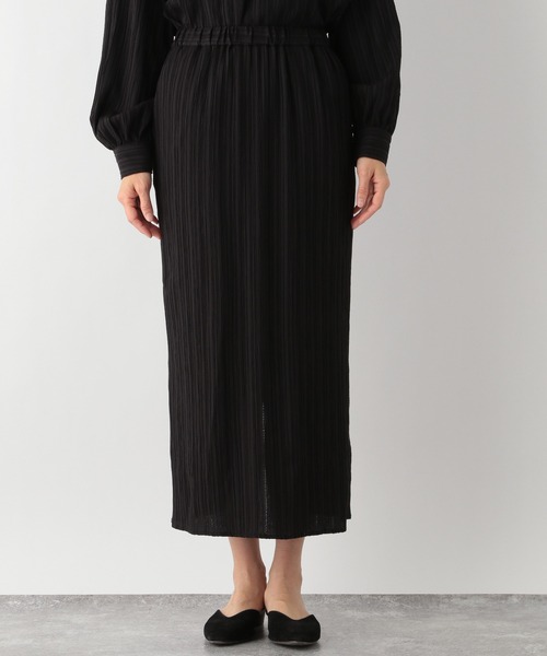 LEPSIM(レプシィム)の「シャーリングナロースカート 932982(スカート・レディース・ブラック/ミント/グレイッシュベージュ・FREE)」の20枚目の写真