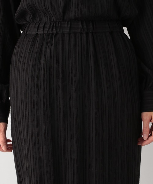 LEPSIM(レプシィム)の「シャーリングナロースカート 932982(スカート・レディース・ブラック/ミント/グレイッシュベージュ・FREE)」の5枚目の写真