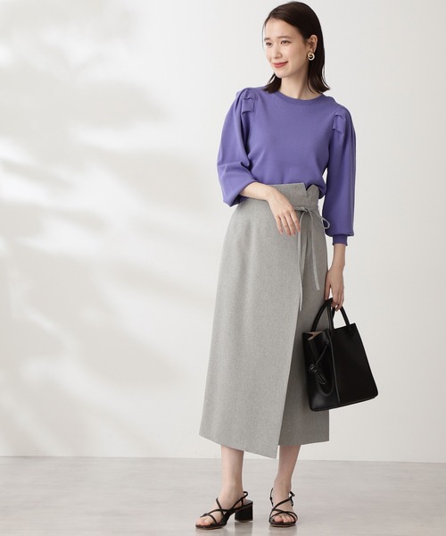 N.（N. Natural Beauty Basic）（エヌエヌナチュラルビューティーベーシック）の「◆むすびハンドルトートバッグ（トートバッグ・レディース・ブラック/ベージュ・ﾌﾘ-）」の5枚目の写真