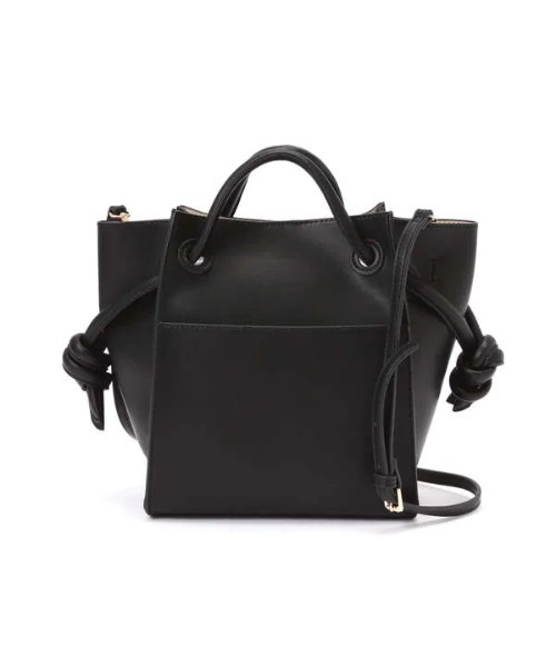 N.（N. Natural Beauty Basic）（エヌエヌナチュラルビューティーベーシック）の「◆むすびハンドルトートバッグ（トートバッグ・レディース・ブラック/ベージュ・ﾌﾘ-）」の11枚目の写真