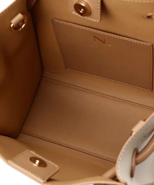 N.（N. Natural Beauty Basic）（エヌエヌナチュラルビューティーベーシック）の「◆むすびハンドルトートバッグ（トートバッグ・レディース・ブラック/ベージュ・ﾌﾘ-）」の15枚目の写真