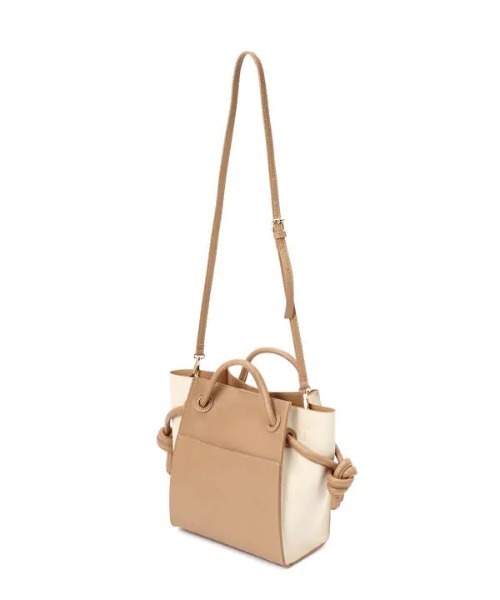 N.（N. Natural Beauty Basic）（エヌエヌナチュラルビューティーベーシック）の「◆むすびハンドルトートバッグ（トートバッグ・レディース・ブラック/ベージュ・ﾌﾘ-）」の16枚目の写真