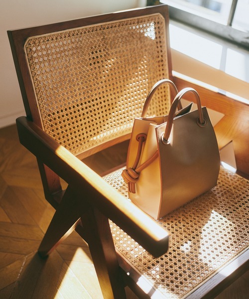 N.（N. Natural Beauty Basic）（エヌエヌナチュラルビューティーベーシック）の「◆むすびハンドルトートバッグ（トートバッグ・レディース・ブラック/ベージュ・ﾌﾘ-）」の12枚目の写真