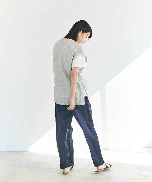 ReNorm(リノーム)の「テープヤーンノースリニット(ニット/セーター・レディース・グレー/ホワイト系その他・フリー)」の8枚目の写真