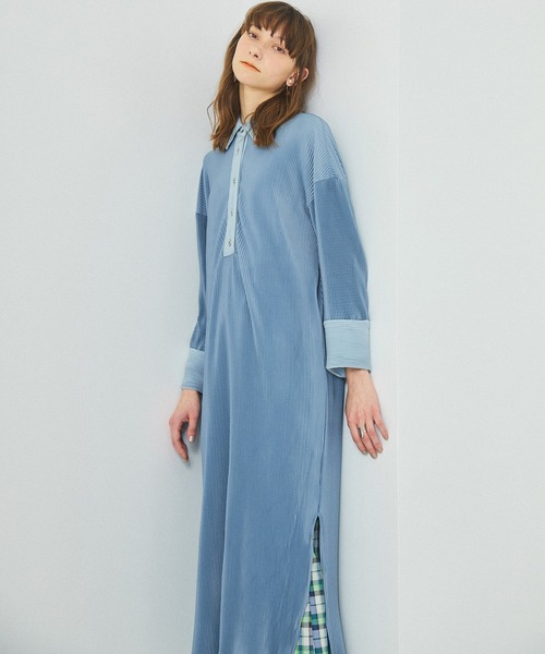 Inella イネラ のファッション ワンピース プリーツパジャマワンピース ワンピース ワンピース ドレス Inella イネラ