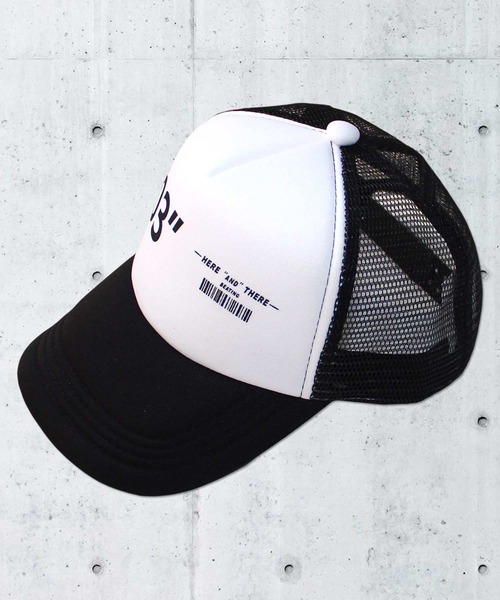 THE CASUAL（カジュアル）の「プリントメッシュキャップ キッズ（キャップ・キッズ・ホワイト系9/ホワイト系5/サックスブルー/ホワイト系1/ホワイト系4/ブラック系/ホワイト系/ベージュ/ホワイト系3/ブラック系1/ホワイト系6/チャコール/ホワイト系2/ネイビー/ホワイト系7/ホワイト系8/オレンジ/ブラック/ブラック系2/ブラウン・56cm/54cm/52cm）」の10枚目の写真