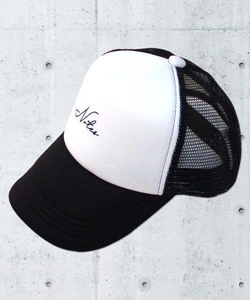 THE CASUAL（カジュアル）の「プリントメッシュキャップ キッズ（キャップ・キッズ・ホワイト系9/ホワイト系5/サックスブルー/ホワイト系1/ホワイト系4/ブラック系/ホワイト系/ベージュ/ホワイト系3/ブラック系1/ホワイト系6/チャコール/ホワイト系2/ネイビー/ホワイト系7/ホワイト系8/オレンジ/ブラック/ブラック系2/ブラウン・56cm/54cm/52cm）」の11枚目の写真