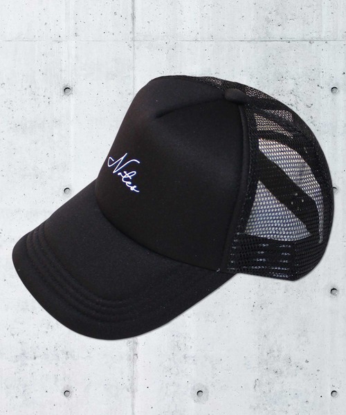 THE CASUAL（カジュアル）の「プリントメッシュキャップ キッズ（キャップ・キッズ・ホワイト系9/ホワイト系5/サックスブルー/ホワイト系1/ホワイト系4/ブラック系/ホワイト系/ベージュ/ホワイト系3/ブラック系1/ホワイト系6/チャコール/ホワイト系2/ネイビー/ホワイト系7/ホワイト系8/オレンジ/ブラック/ブラック系2/ブラウン・56cm/54cm/52cm）」の15枚目の写真