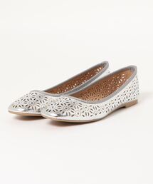 NOFALL | フラワーカッティングフラットパンプス(バレエシューズ)