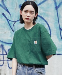 Carhartt（カーハート）の「carhartt/カーハート Workwear ビッグシルエット ポケット半袖 ロゴ Tシャツ ワッペン トップス（Tシャツ/カットソー）」