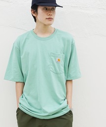 Carhartt（カーハート）の「carhartt/カーハート Workwear ビッグシルエット ポケット半袖 ロゴ Tシャツ ワッペン トップス（Tシャツ/カットソー）」