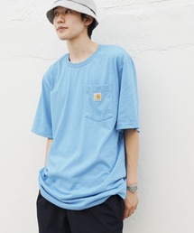 carhartt/カーハート Workwear ビッグシルエット ポケット半袖 ロゴ Tシャツ ワッペン トップス