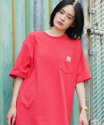 Carhartt（カーハート）の「carhartt/カーハート Workwear ビッグシルエット ポケット半袖 ロゴ Tシャツ ワッペン トップス（Tシャツ/カットソー）」