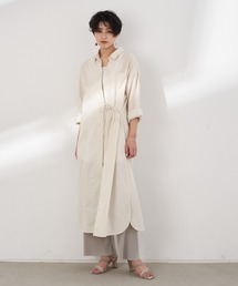 Editt by YECCA VECCA | 2wayフレンチリネンシャツワンピース　＊(ワンピース)