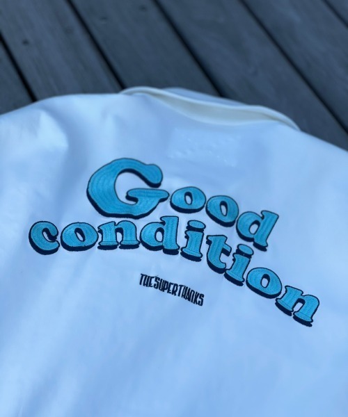 SUPERTHANKS（スーパーサンクス）の「SUPERTHANKS/スーパーサンクス/別注 シャツ（シャツ/ブラウス・メンズ・ホワイト/ブルー・MEDIUM/LARGE/X-LARGE）」の9枚目の写真