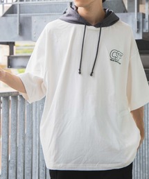 WEGO | WEGO/ヘビーウエイト ロゴ刺繍Tパカ(Tシャツ/カットソー)