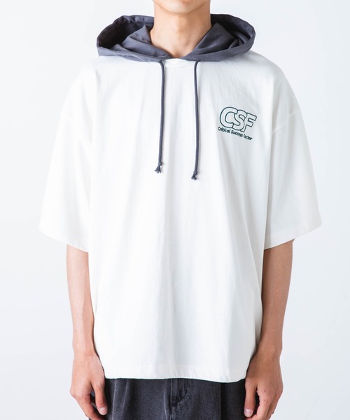 WEGO(ウィゴー)の「WEGO/ヘビーウエイト ロゴ刺繍Tパカ(Tシャツ/カットソー・メンズ・ホワイト/ダークグリーン/ネイビー/ホワイト系その他5/グリーン系その他5/ブルー系その他5/グリーン/ブルー/スミクロ・MEDIUM/LARGE)」の16枚目の写真