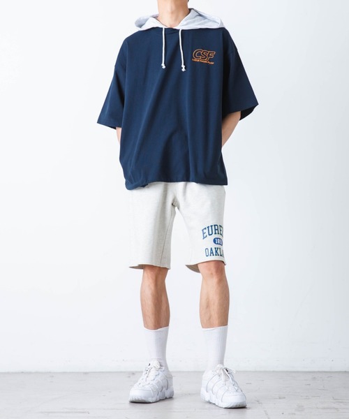 WEGO(ウィゴー)の「WEGO/ヘビーウエイト ロゴ刺繍Tパカ(Tシャツ/カットソー・メンズ・ホワイト/ダークグリーン/ネイビー/ホワイト系その他5/グリーン系その他5/ブルー系その他5/グリーン/ブルー/スミクロ・MEDIUM/LARGE)」の13枚目の写真