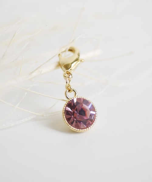 ma chere Cosette?（マシェールコゼット）の「ストーンマスクチャーム（チャーム・レディース・クリア/ホワイト系その他/ブラウン系その他/グリーン系その他/ブルー系その他/パープル系その他/ピンク系その他/アクア/グリーン系その他2/グリーン系その他3/パープル系その他2/ローズ系・FREE）」の11枚目の写真