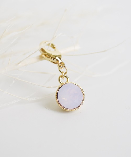 ma chere Cosette?（マシェールコゼット）の「ストーンマスクチャーム（チャーム・レディース・クリア/ホワイト系その他/ブラウン系その他/グリーン系その他/ブルー系その他/パープル系その他/ピンク系その他/アクア/グリーン系その他2/グリーン系その他3/パープル系その他2/ローズ系・FREE）」の10枚目の写真