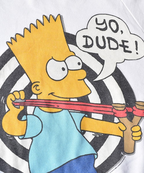 Simpson Usa製 スウェット Vintage ヴィンテージ のファッション 90 S Bart クルーネックスウェット スウェット ヴィンテージ古着 Bart The The Simpsons ザ シンプソンズ