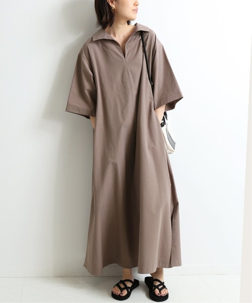 SLOBE IENA（スローブイエナ）の「タイプライタースキッパーワンピース