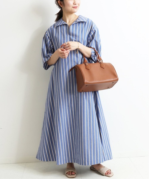 SLOBE IENA（スローブイエナ）の「タイプライタースキッパーワンピース