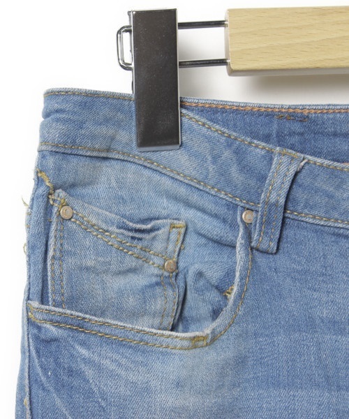 ZARA（ザラ）の「デニムパンツ（デニムパンツ・レディース・ブルー・38）」の3枚目の写真