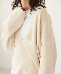 TODAYFUL - Washed Vneck Knit ウォッシュVネックニット　コットン　ブラック TODAYFUL（トゥデイフル）の「ウォッシュドVネックニット