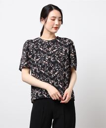 BLUEEAST | 花柄パフスリーブブラウス(シャツ/ブラウス)