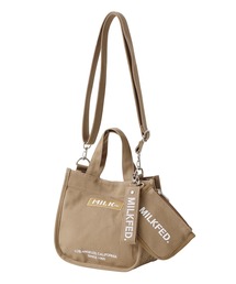 MILKFED. | EMBROIDERED BAR MINI SHOULDER BAG W/STRAP /ミニショルダーバッグ(ショルダーバッグ)
