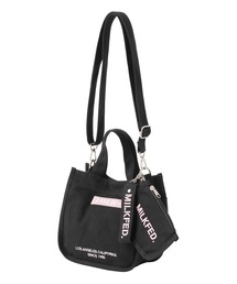 MILKFED. | EMBROIDERED BAR MINI SHOULDER BAG W/STRAP /ミニショルダーバッグ(ショルダーバッグ)