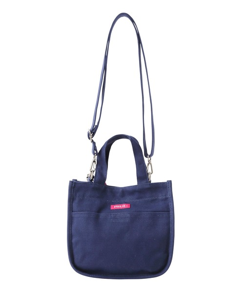 MILKFED.(ミルクフェド)の「EMBROIDERED BAR MINI SHOULDER BAG W/STRAP /ミニショルダーバッグ(ショルダーバッグ・レディース・ピンク/ホワイト/ライトピンク/ベージュ/ブラック/レッド/ネイビー・ONE SIZE)」の19枚目の写真