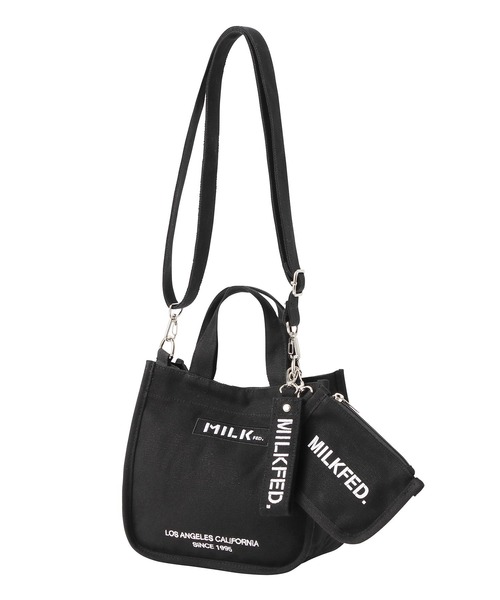 EMBROIDERED BAR MINI SHOULDER BAG W/STRAP /ミニショルダー