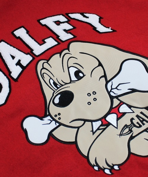 GALFY(ガルフィー)の「【GALFY/ガルフィー】わんわん大学ジャケット(スタジャン・メンズ・ブラック/ネイビー/レッド/グリーン・L/XL)」の16枚目の写真