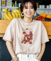 THE SHOP TK  | フタバフルーツコラボフォトTシャツ(Tシャツ/カットソー)